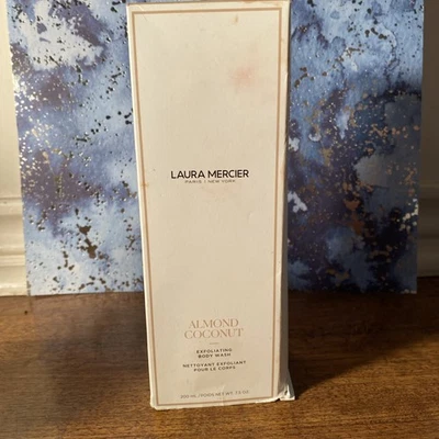 Jabón corporal exfoliante Laura Mercier - coco almendra - 200 ml/7,5 oz - nuevo sellado Foto 1 de 4