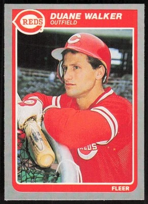 1985 Fleer #554 Duane Walker   - FREE SHIPPING - Image 1 of 2