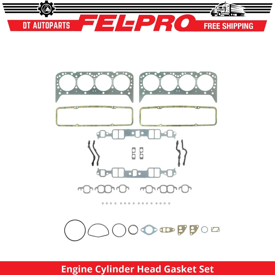 Juego de juntas de culata de motor V8 de 5,0 L Fel-Pro para Chevrolet K10 1977-1978 Foto 1 de 1
