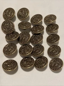 Deutscher Preußischer Adler Hessisches Militär Metallknöpfe Es Devs Spes Nostra - Bild 1 von 9