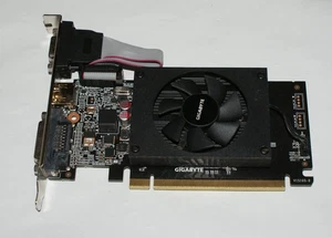 Gigabyte NVIDIA GT710 1GB PCIE VGA/DVI/HDMI Graphics Card - Picture 1 of 3
