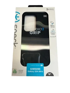 Speck Presidio2 Grip Case - Samsung Galaxy S24 Ultra- Black - Picture 1 of 2