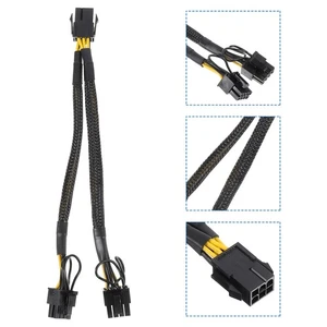 Mother to Supply Extension Cable Graphics Cards Cord - Bild 1 von 12