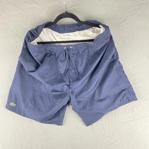 Lacoste Herren XL Badeshorts Badehose dunkelblau gefüttert Krokodil Wst 36-40 x 8 - Bild 1 von 10
