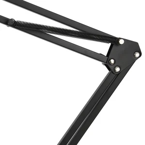 Suspension Microphone Scissor Stand Professional En Métal Avec Porte-Mic Arm OBF - Zdjęcie 1 z 12