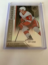 18/19 SPGU Authentic Rookies Christoffer Ehn Hockey Card #132 201/296
