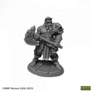 1 x KREED BLOODBEARD BARBARIAN - BONES REAPER Miniature Barbarian Figure 7095