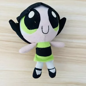 Power Puff Girl Plush Toy Doll Buttercup 2000 Cartoon Network Trendmasters - Picture 1 of 5