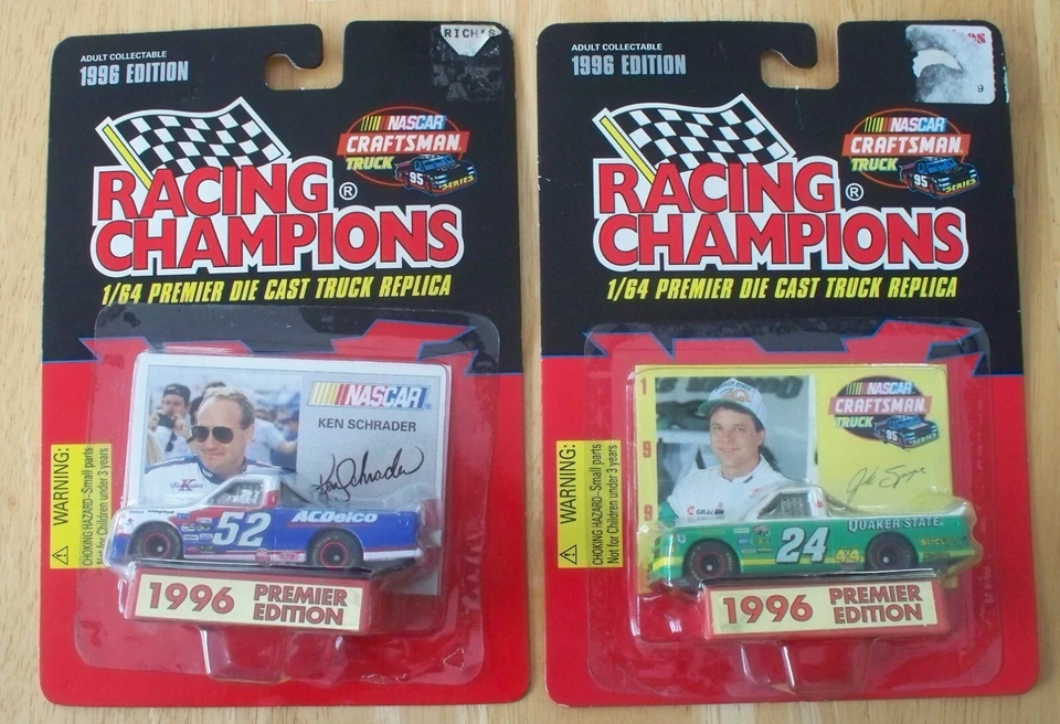 Ken Shrader AC Delco Jack Spraque Quaker Stat 1/64 camión nascar campeones de carreras Foto 1 de 1