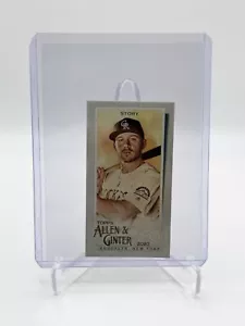 2020 TOPPS ALLEN & GINTER X MINI Silver 1/1 Trevor Story Rockies SUPER RARE SSP - Picture 1 of 2