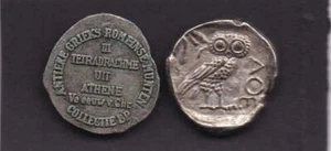 BP Collectie Replica III: Tetradrachme uit Athene (bk1-20) Uil / Owl - Bild 1 von 1
