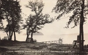 LP56 Paynesville Minnesota Lake Koronis View RPPC Postcard - Picture 1 of 2