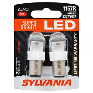 SYLVANIA - 1157 ZEVO LED Red Bulb - Bright LED Bulb (Contains 2 Bulbs) - Picture 1 of 8