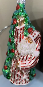 Patricia Breen The Season Begins Patriotic Santa Christmas Holiday Tree Ornament - Bild 1 von 13