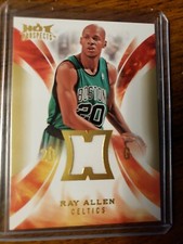 2008-09 Fleer Hot Prospects Ray Allen Hot Materials Jersey Celtics Relic