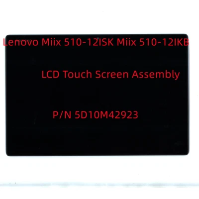 For Lenovo Miix 510-12IKB 12.2" FHD LCD Display Touch Screen Assembly 5D10M42923 - Image 1 of 4