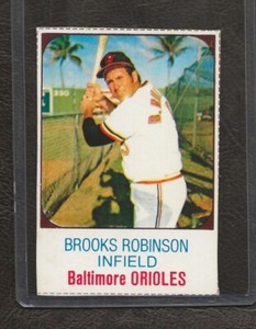 1975 Hostess Baseball Card #144 Brooks Robinson, Baltimore Orioles, EX!