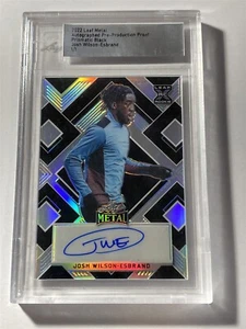 JOSH WILSON-ESBRAND 2022 Leaf Metal Prismatic Black AUTO XRC Proof 1/1 (Z5) - Picture 1 of 2