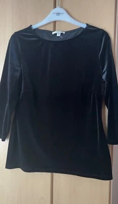 Précis top Black velvet size S - Image 1 of 3