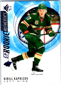 Kirill Kaprizov 2020-21 Upper Deck SP Rookie Authentics Blue RC Wild #129 - Bild 1 von 2