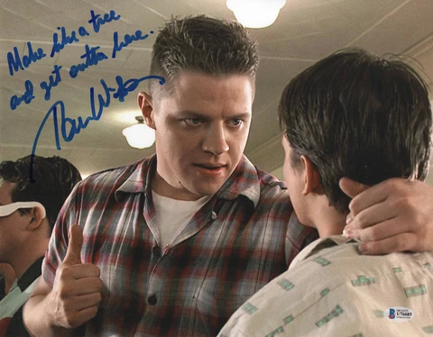 TOM WILSON BACK TO THE FUTURE SIGNED 11X14 AUTOGRAPH BECKETT BAS COA 23 BIFF Cover