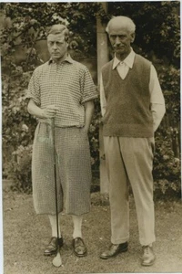Prince Of Wales Golf George Lambert MP Coombe Hill Course 1920s Press Photo - Picture 1 of 2