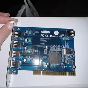 Belkin PCI USB and Firewire expansion card 4x USB N10117 F5U220 - Picture 1 of 4