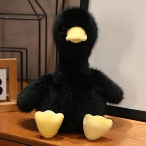 Duck Black 13 Inch Stuffed Animal Plush Toys Toddler Fluffy Dolls Kids Gifts - Picture 1 of 4