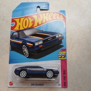 DMC DELOREAN HOT WHEELS THE '80S 8/10 DARK BLUE 2023 - 101 - Picture 1 of 1