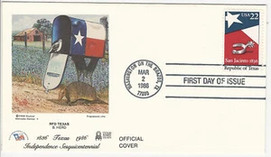 1986 FDC  SC# 2204 Texas K674 - Picture 1 of 1