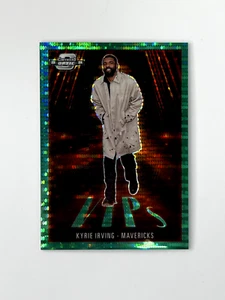 2023-24 PANINI CONTENDERS OPTIC KYRIE IRVING 24/25 GREEN PULSAR VIPS MAVERICKS - Picture 1 of 2