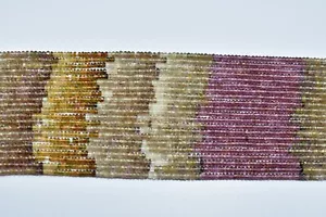 Natural Tundru Saphire Rondelle Faceted Gemstone Beads 13 Inch 1 Strand 3mm - Picture 1 of 6