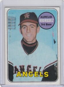 AM: 1969 Topps Baseball Card #653 Aurelio Rodriguez (Error-Bat Boy) - ExMt-NrMt