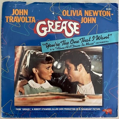 Виниловая пластинка John Travolta Olivia Newton John You're The One That I Want 45 об/мин - Изображение 1 из 4