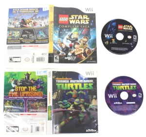 Lego Star Wars & Teenage Mutant Ninja Turtles (Nintendo Wii, 2007) Tested - Work - Picture 1 of 4