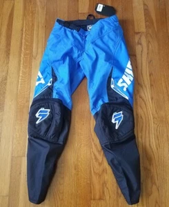 Shift Assault Youth Motocross Off Track Bike Bottoms Pants Size 28 12/14 Blue - Bild 1 von 11