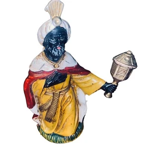 VINTAGE ITALIENISCHE KUNSTSTOFF KRIPPENFIGUR MAJESTÄTISCHER KÖNIG FIGUR WEIHNACHTSDEKO - Bild 1 von 24