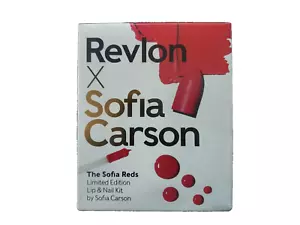 Revlon Sofia Carson Limited Edition Lip & Nail Kit The Sofia Reds(GS205) - Picture 1 of 4