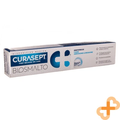 CURASEPT Biosmalto Caries Abrasion And Erosions Toothpaste 75 ml Protective