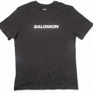 Salomon Black Short Sleeve Tee Athletic Style Size S Men's - Picture 1 of 6