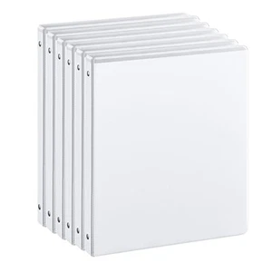 0.5-inch 3-Ring Binder with 2 Interior Pockets, 0.5'' Basic Binders Holds US ... - Picture 1 of 7
