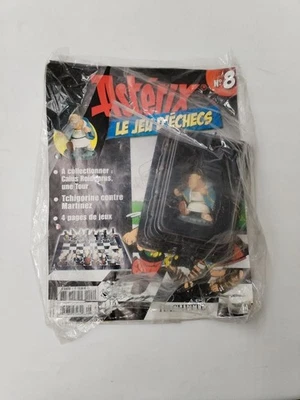 Astérix Le Jeu D'échecs Hachette Plastoy Caius Roideprus N 8 Fascicule Tour Noir - Photo 1/3