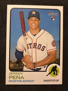 2022 Topps Heritage High Number - Jeremy Pena #629 (RC) - Picture 1 of 2