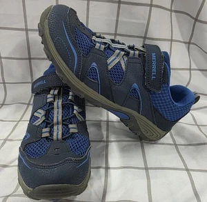 Merrell Big Kid Size 4.5 Blue Outback Low Hiking Boot Casual Trail Walking Shoes - Picture 1 of 7
