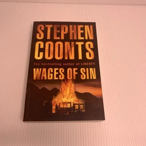 Wages of Sin by Stephen Coonts Large Paperback Spy Thriller Suspense Fiction - Picture 1 of 9