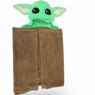 Baby Yoda Star Wars Mandalorian ~ Hooded Blanket ~ The Child [30inx50in]  - Image 1 of 4
