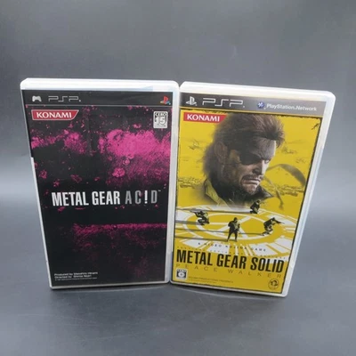 Metal Gear Acid MGS Peace Walker PSP with Manual PlayStation Portable Japanese - Image 1 of 4