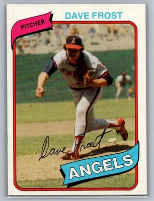 1980 Topps #423 Dave Frost - Image 1 of 2