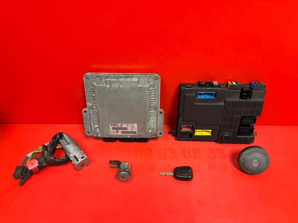 CITROEN XSARA PICASSO 2.0 HDI KIT DEMARRAGE CALCULATEUR 0281010595 9642014980 - Photo 1/4