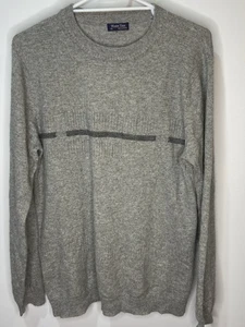 Cashmere Jumper Winter Time Size XXL Unisex Grey Cable Knit Free Postage - Picture 1 of 10